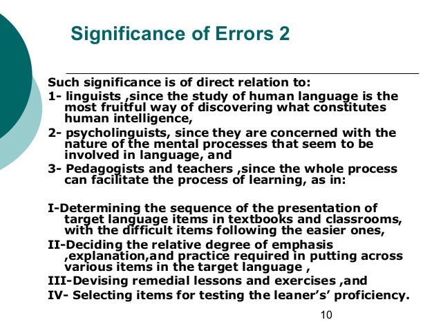 contrastive analysis